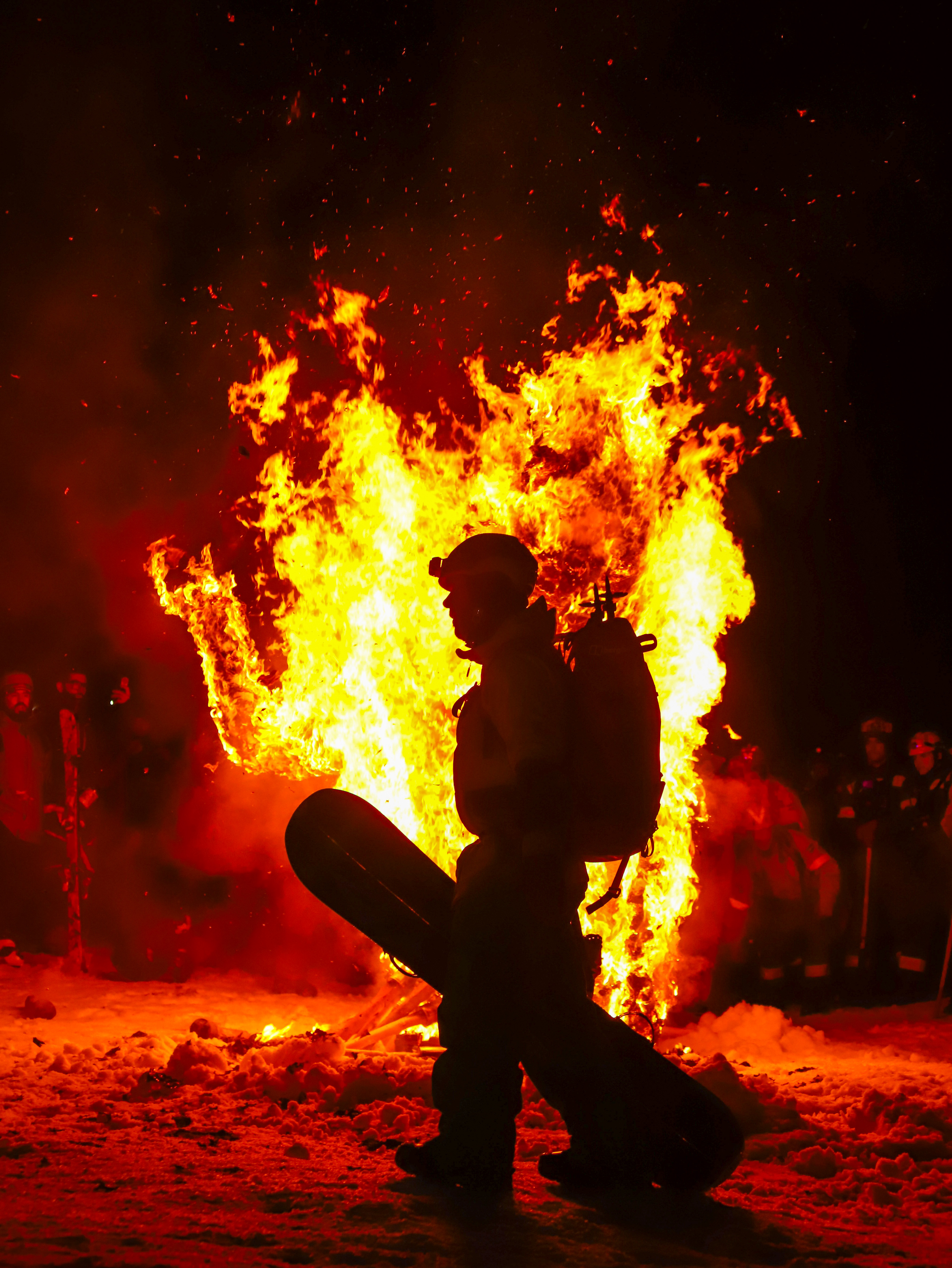 Bajada con Antorchas
